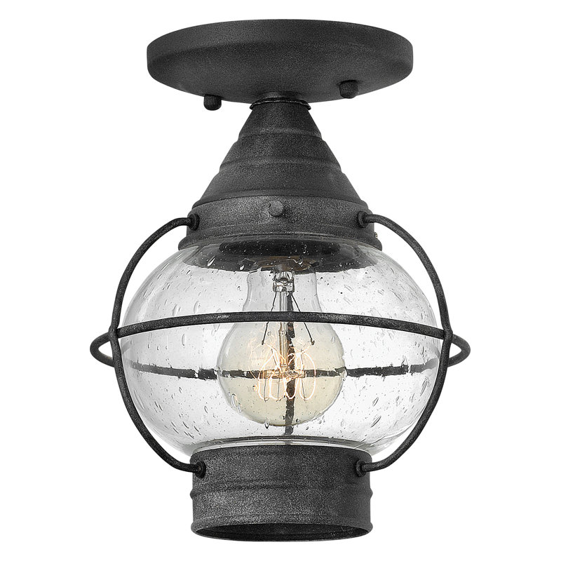 Plafonnier encastré 1 lumière Cape Cod, 60 W moyen