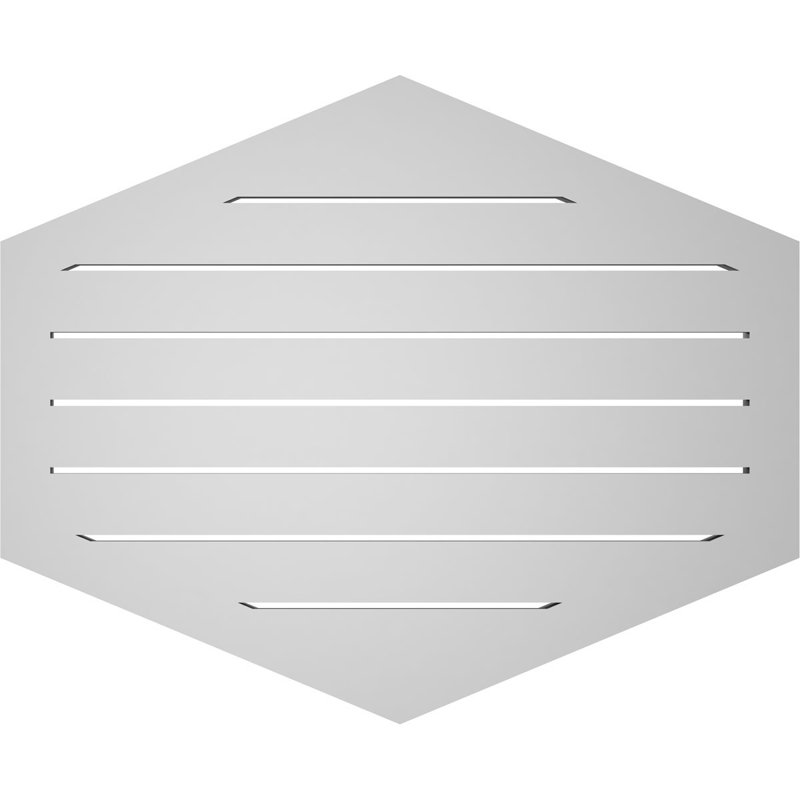 Pente verticale verticale en uréthane 5 pi, H 1,5 po x l 32 po x L 26 po