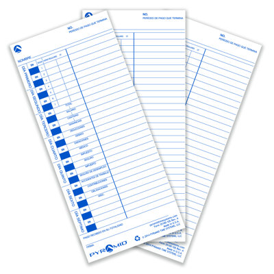 Spanish Time Card