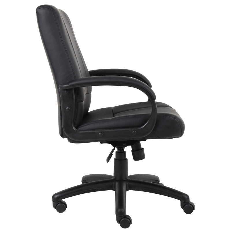 Black High Back Ergonomic Leather Executive Swivel Chair