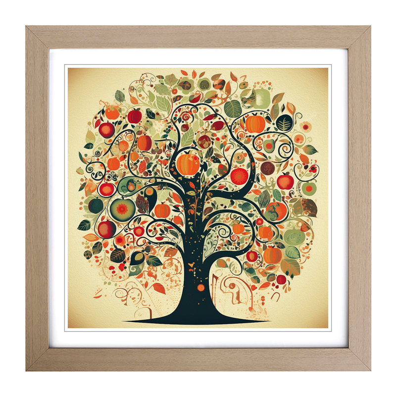 Single Picture Frame Print on Wood, Oak