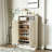 Double Door Multi-Functional Shoe Cabinet, Large Storage Space, 8 Layers Of Partition Storage Cabinet
