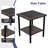 3-piece Patio Rattan Swivel Chair Set-767435257