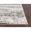 Tapis gris / blanc à motif abstrait Barger-31954698