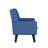 Tufted Linen Upholstered Accent Armchair With Solid Wood Leg-1144270146-1144270144