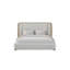 Structure de lit English Knotty Oak avec revêtement en tissu performant-439825963