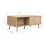 Mardell 1 Drawer Coffee Table 100CM Width - Herringbone/Chevron effect-1358457387