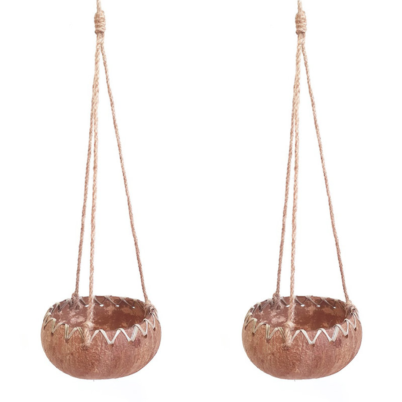 Wood Hanging Planter, 2