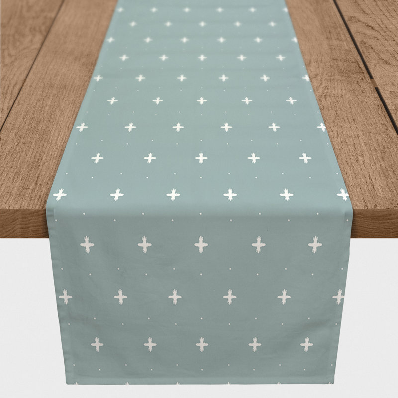 Arnae Dining Linens, 90" x 16", Blue