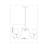 Sujal 5 - Light Steel Dimmable Chandelier-1452589988