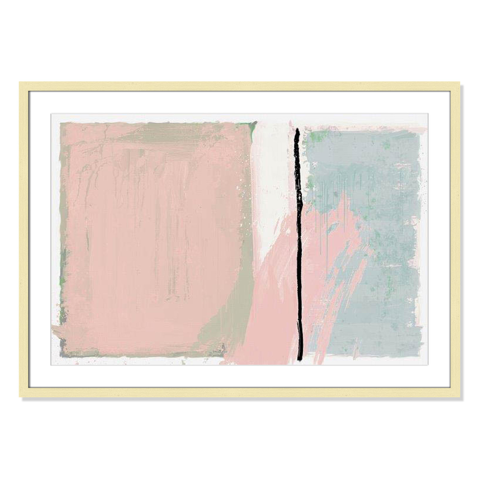 Pastel Opulance by Casa Fine Arts, Gold Box Picture Framed, White, 25.5" H x 35.5" W x 1.25" D