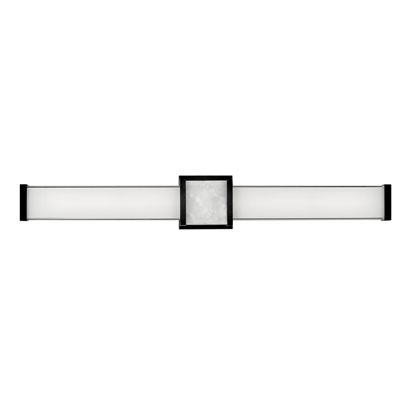 Pietra 30.75" Integrated LED Bath Vanity Light Bar, Black