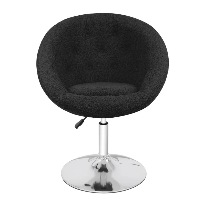 Fauteuil de coiffeuse Antoinette avec siège pivotant à 360 degrés et hauteur réglable