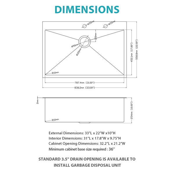 Product Dimensions