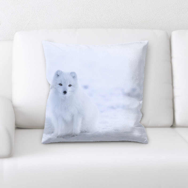 Microsuede Reversible Throw Pillow