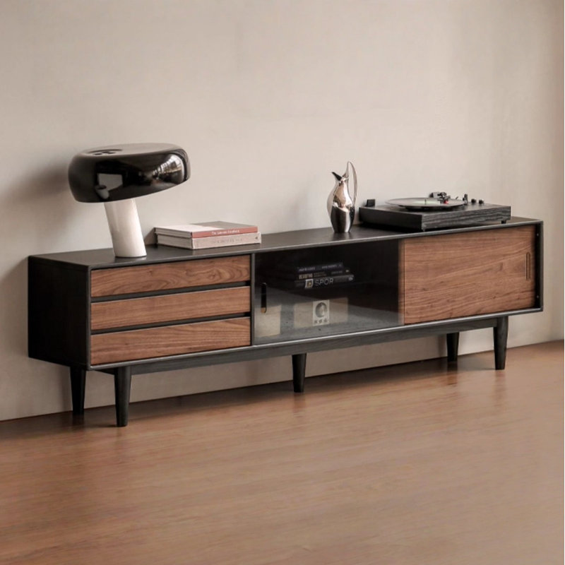Meuble télé Retro Creative, H 21,26 po x L 86,61 po x l 13,78 po