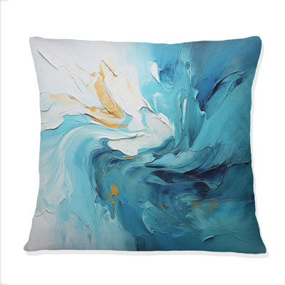 Coussin Azure Azure Symphony I - Abstract Landscape