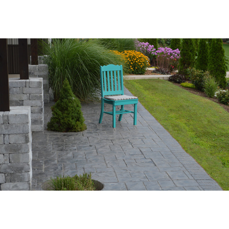 Nettie 4 - Person Patio Dining Set with Round Table, Aruba Blue
