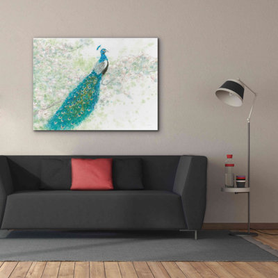 «Cashel Spring Peacock I on Canvas» par James Wiens, reproduction
