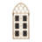 Knaack Light Brown Wooden 6 Slot Wall Photo Frame with Window Arch Shape, 19" x 1" x 41"