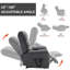 Fauteuil inclinable Power Lift à double moteur et à deux positions Leatherair-656899695
