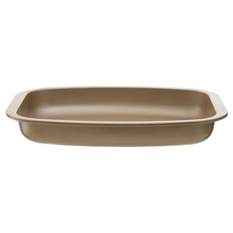 Symple Stuff From Scratch Non-Stick Carbon Steel Roasting Pan, 25.6cm L x 20.5cm W x 3.5cm D