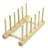 Wood Rectangle Countertop / Cabinet Pot Rack