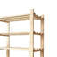 5-Shelf Heavy Duty Slatted Free-Standing Storage Unit, Pre-Sanded Pine
