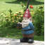  Gnome Holding Lantern Garden Statue