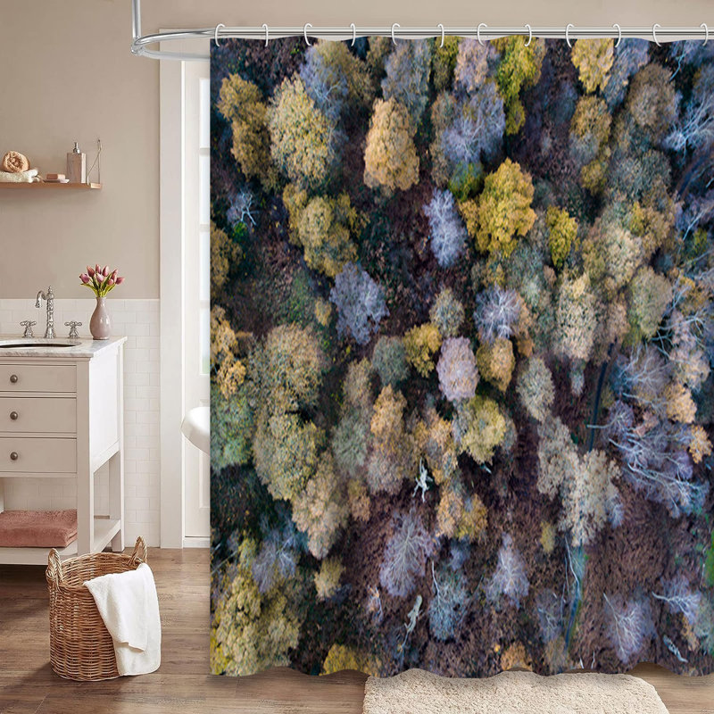 Rideau de douche avec 12 crochets UK, L 72 po x l 84 po
