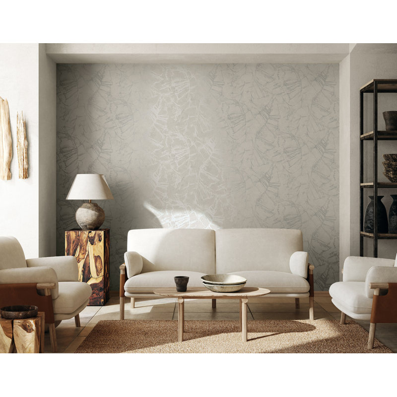 Galerie Terra Abstract Eco Clay Wallpaper, Beige