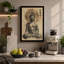 Meditating Buddha Japandi - Wrapped Canvas-1998326488-1998326489
