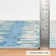 Tapis bleu Paint Chip