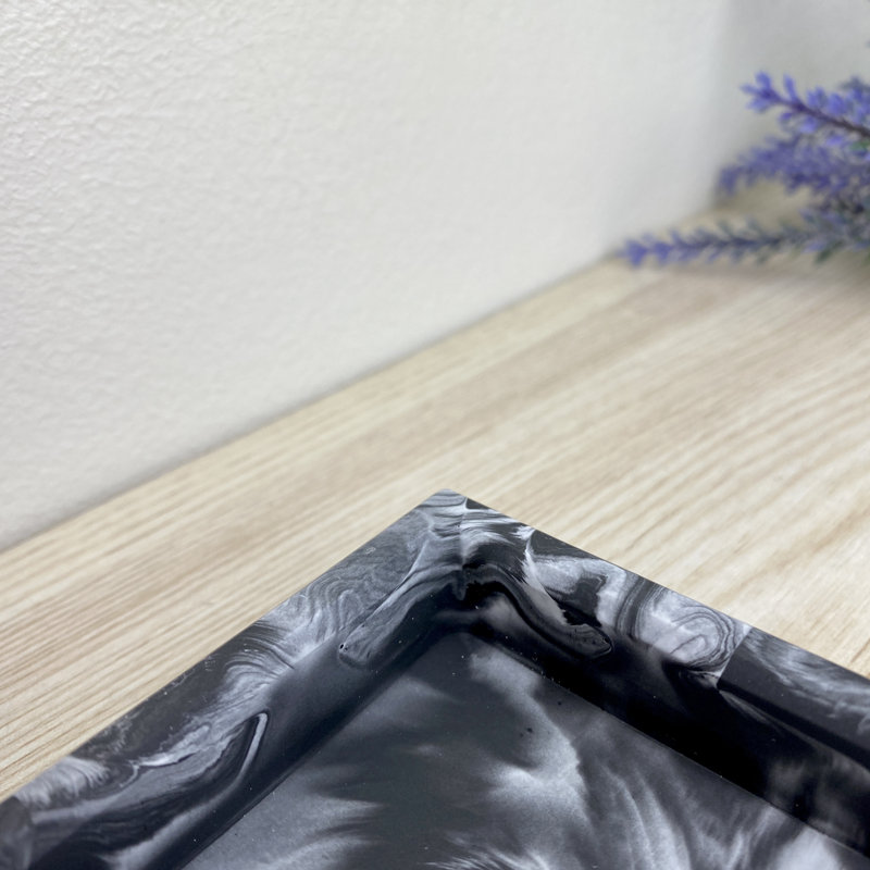 Rectangle Decorative Tray, Black