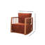 Bina Velvet Swivel Wingback Chair