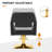 Lohbauer Backed Adjustable Height Ergonomic Active Stool