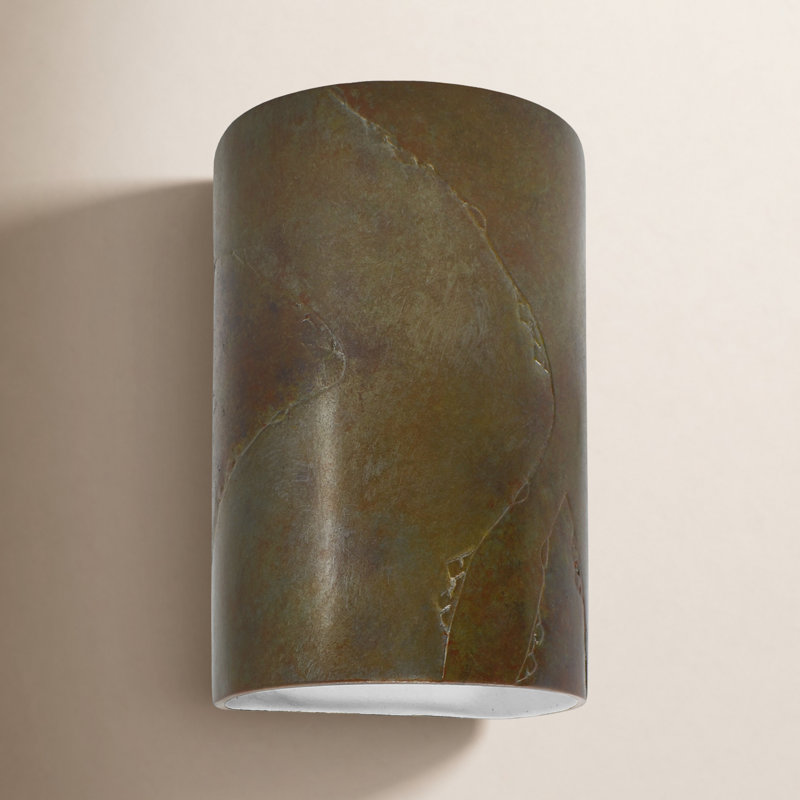 Nomad Ceramic Wall Light, Tierra Red Slate