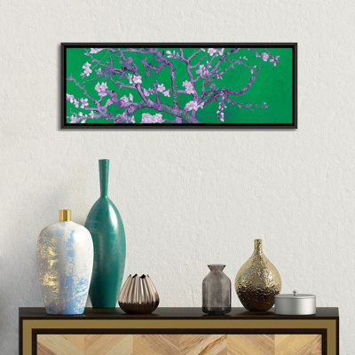 « amande florale on green » par vincent van gogh, impression sur toile