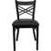 Chaises de restaurant en métal Prompton Modern "X" par Flash Furniture