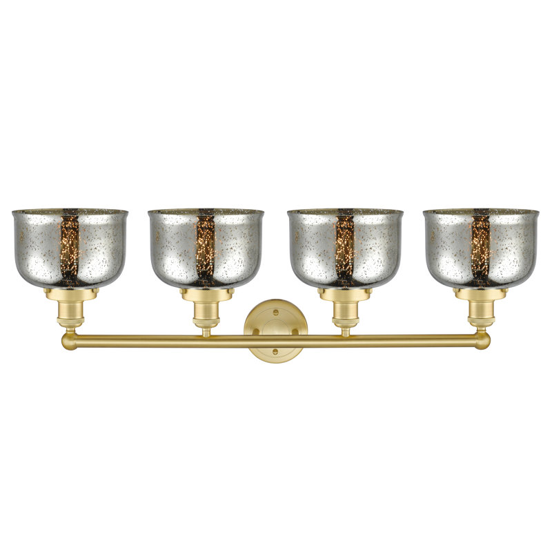 Annagene 4 - Light Dimmable Vanity Light, Silver Plated Mercury, Satin Gold