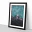 Mountain Peak in Wyoming - Picture Frame Painting Print-56738056-56738065