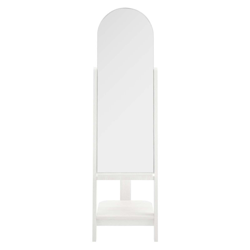 Modway Ascend Standing Mirror, White