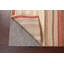 Tapis beige / rouge en laine noué à la main de conception unique 2 pi 7 po x 3 pi 10 po New Age