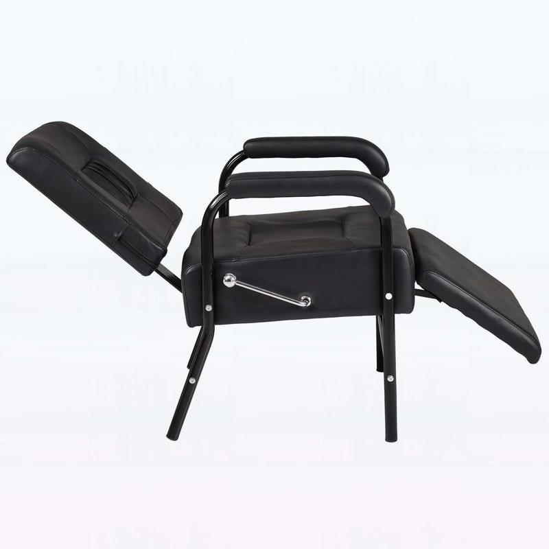 Fauteuil de shampooing inclinable avec repose-pieds