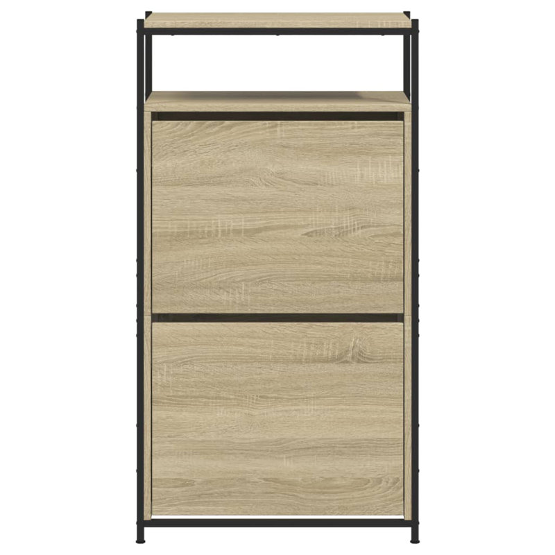 6 Pair Shoe Storage Cabinet, Sonoma Oak
