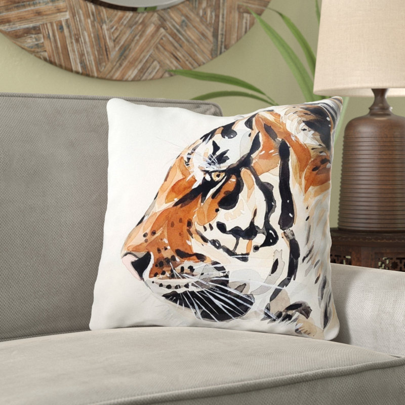  Coussin Tiger, Intérieur, Microsuède