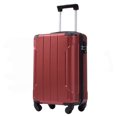 Bagage rigide, valise légère en ABS durable avec verrou TSA, bagage de transport de 20 pouces