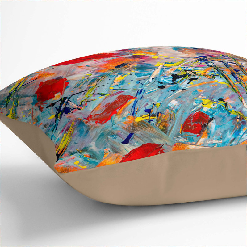 Square Throw Cushion, 40 x 40 cm, Stone