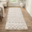 Light Beige Modern Shaggy Rug, Geometric Easy to Clean Rug For Living Room, Dining Room, Bedroom-65066606