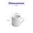 ECLIPSE Premium Porcelain Coffee Stackable Cup | Ivory | 6.6oz | Microwave & Dishwasher Safe